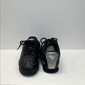 Puma MAPF1 Roma Via Perf Mercedes F1 sneaker in black with a silver accent 6.5